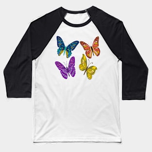 4 butterflies Baseball T-Shirt